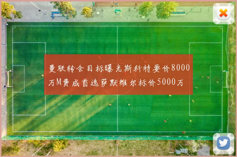 曼联转会目标曝光斯科特要价8000万M费成首选萨默维尔标价5000万